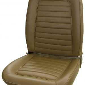 69 AMX LEATHER BUCKET SEAT UPHOLSTERY – SADDLE