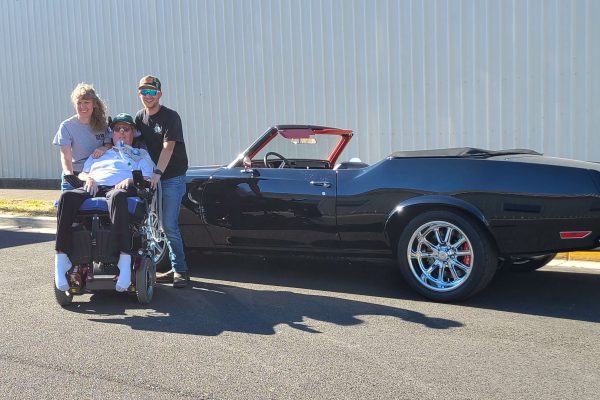 Michael Williamson with his Cuda