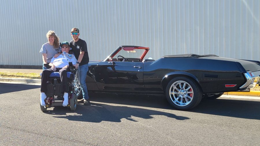 Michael Williamson with his Cuda